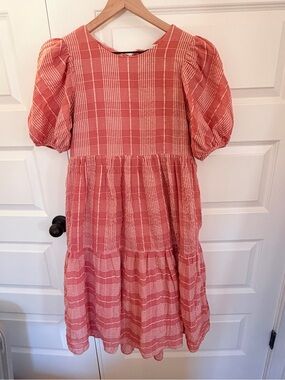 NWOT English Factory plaid dress xs